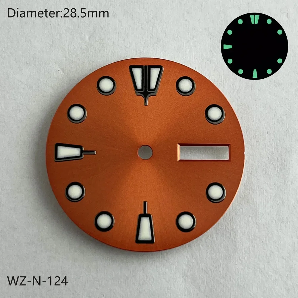 قرص NH35/NH36 28.5 ملم PROSPEXX برتقالي أزرق أخضر قرص أمة الله لحركة ميكانيكية أوتوماتيكية NH35/NH36 يمكن تخصيص الشعار