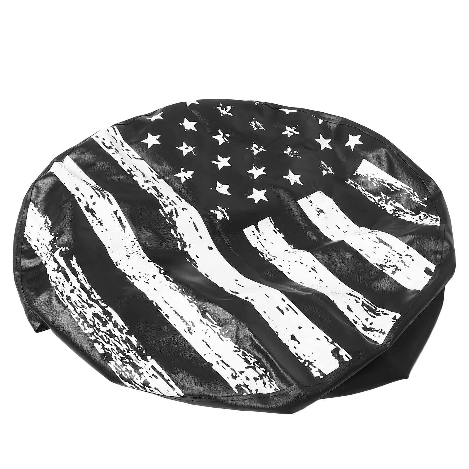 

Spare Tire Car Wheel Cover Camping Rv Tire Covers Accessories Travel Trailer Rv Black Gray PVC American Flag Pattern