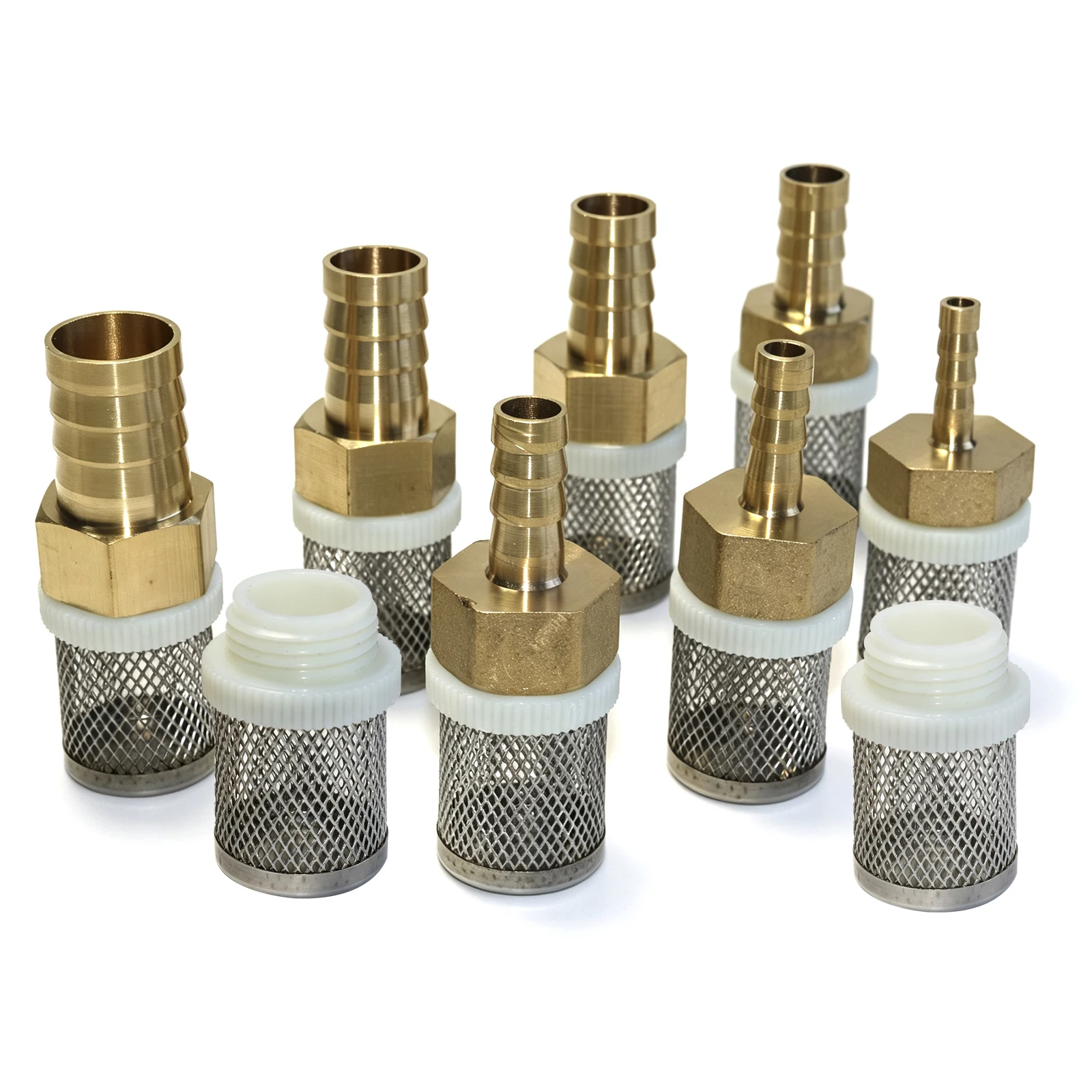Car Washing 6-19mm Hose Filter Stainless Steel Mesh Strainer Garden Irrigation Aquarium Filter Water Pump Filtering Apparatus