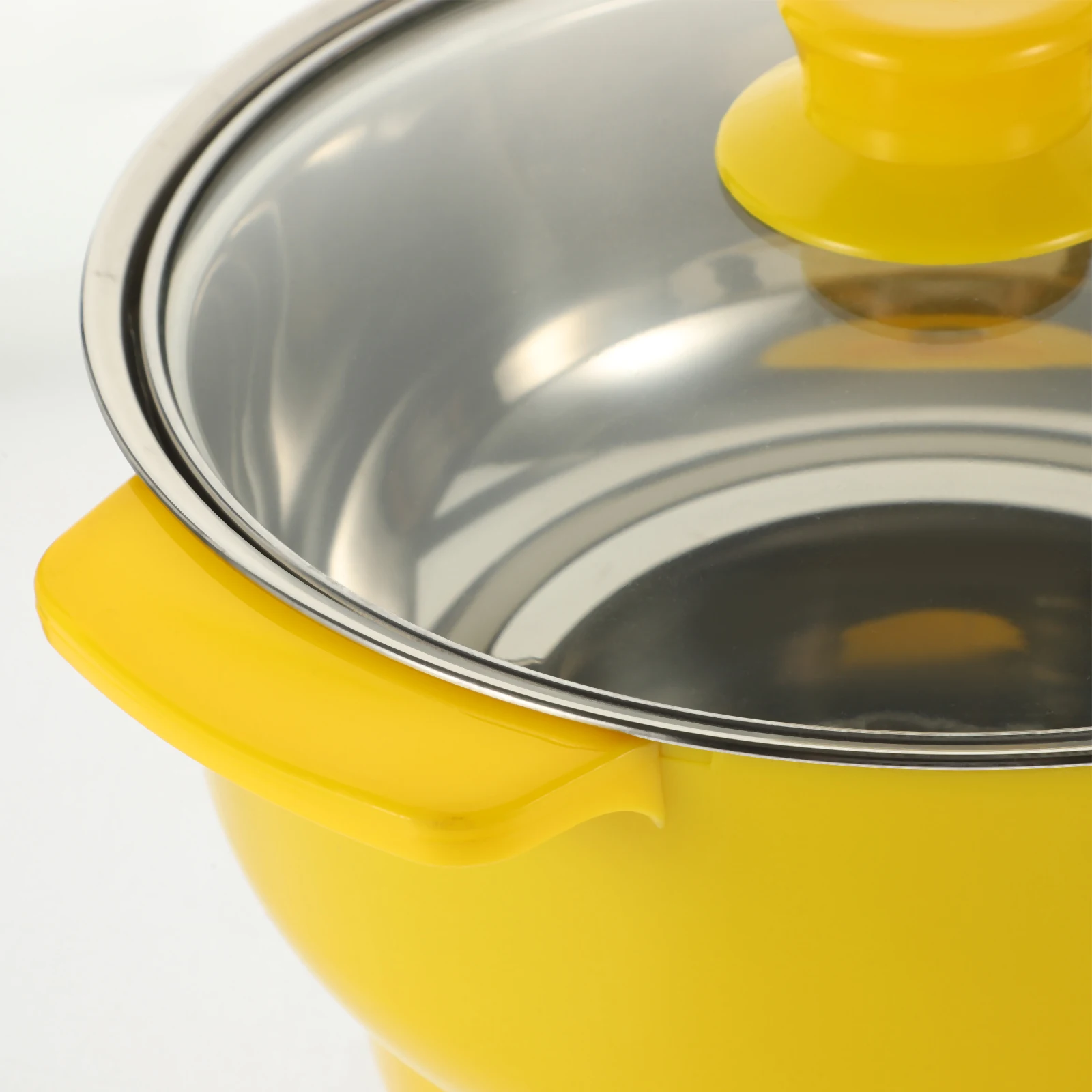 

Electric Pot 20cm Double Layers Multifunctional Stainless Steel Steamer Stockpot Cooking Boiler for Home Kitchen Office