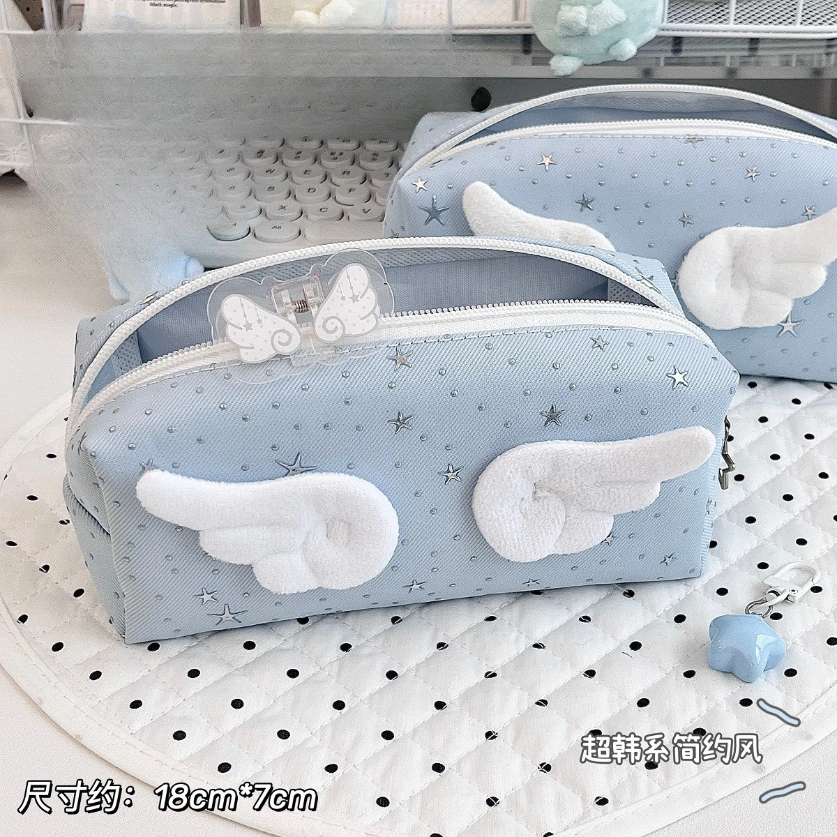 Melek Kanatları Kalem Kutusu S - Aesthetic Large Pencil Case Pouch incelemesi ve fiyatı