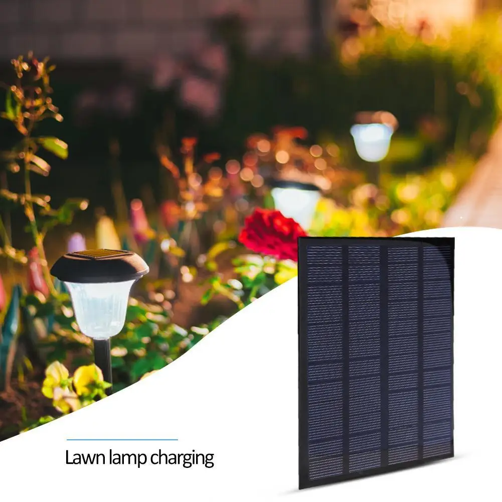 3W 12V 250mA A-Class Polysilicon Solar Power Panel Battery Charger Panel