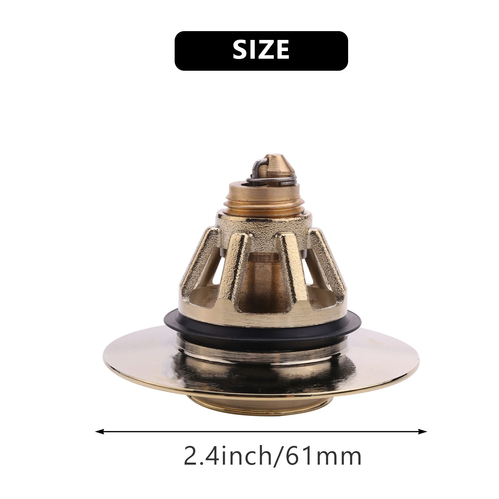 

1 Apr.Drain Fitting Washbasin, Universal -Up Valve Plug, Sink, Brass Anti-Clogging Strainer, Sink Plug, Sink Drain