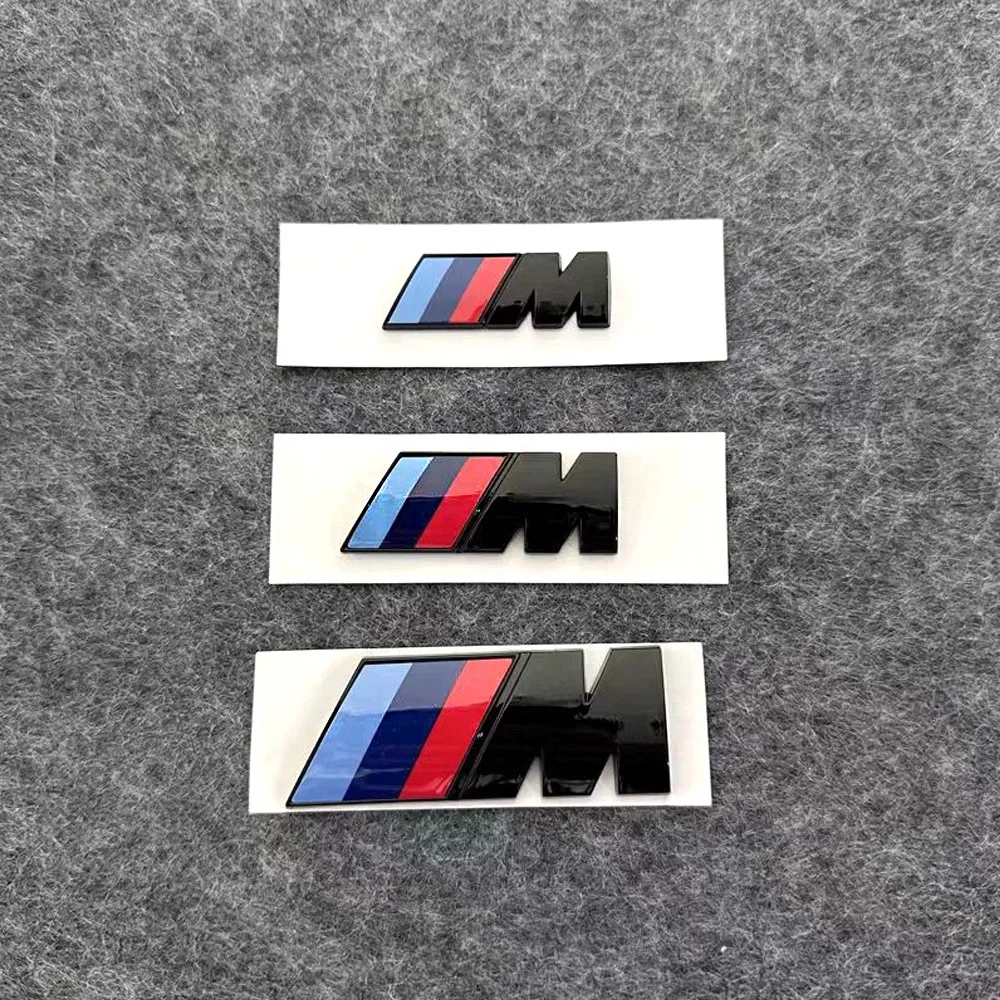1PCS Car Fender Side Emblem Rear Trunk Badge M Logo Sticker For BMW mini M M3 M5 M6 E46 E90 F30 G20 E36 E34 G20 G30 Accessories