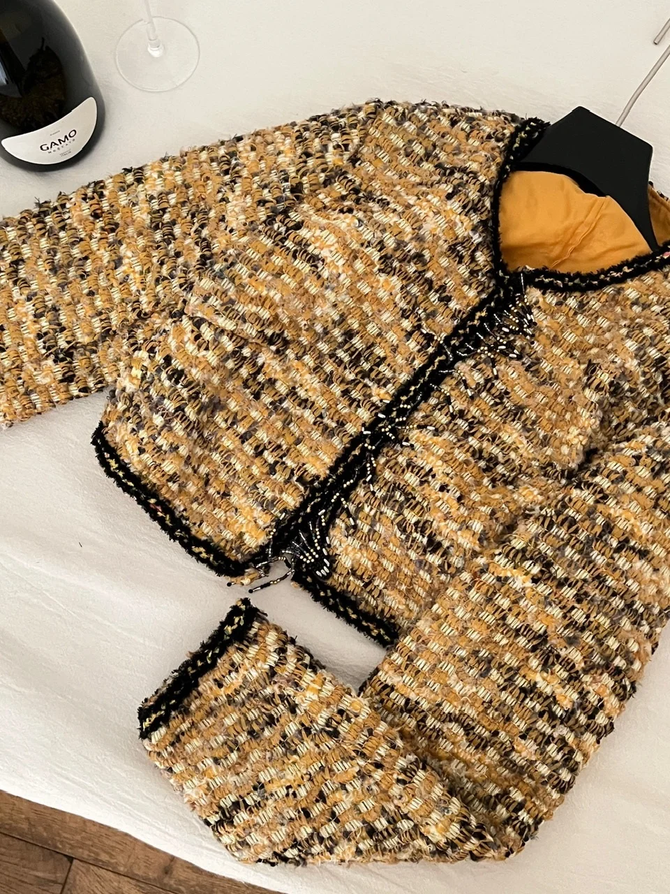   オルト・スヴェル・ブラトップとハイウエストスカートのセット、レディースファッショナブルなツーピーススーツ、エレガントなフランス風...