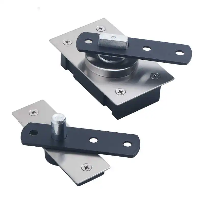 Heavy Duty Wooden Door with 360 Degree Pivot And Upper/Lower Hinges Invisible Door Axis for Vertical & Horizontal Rotation