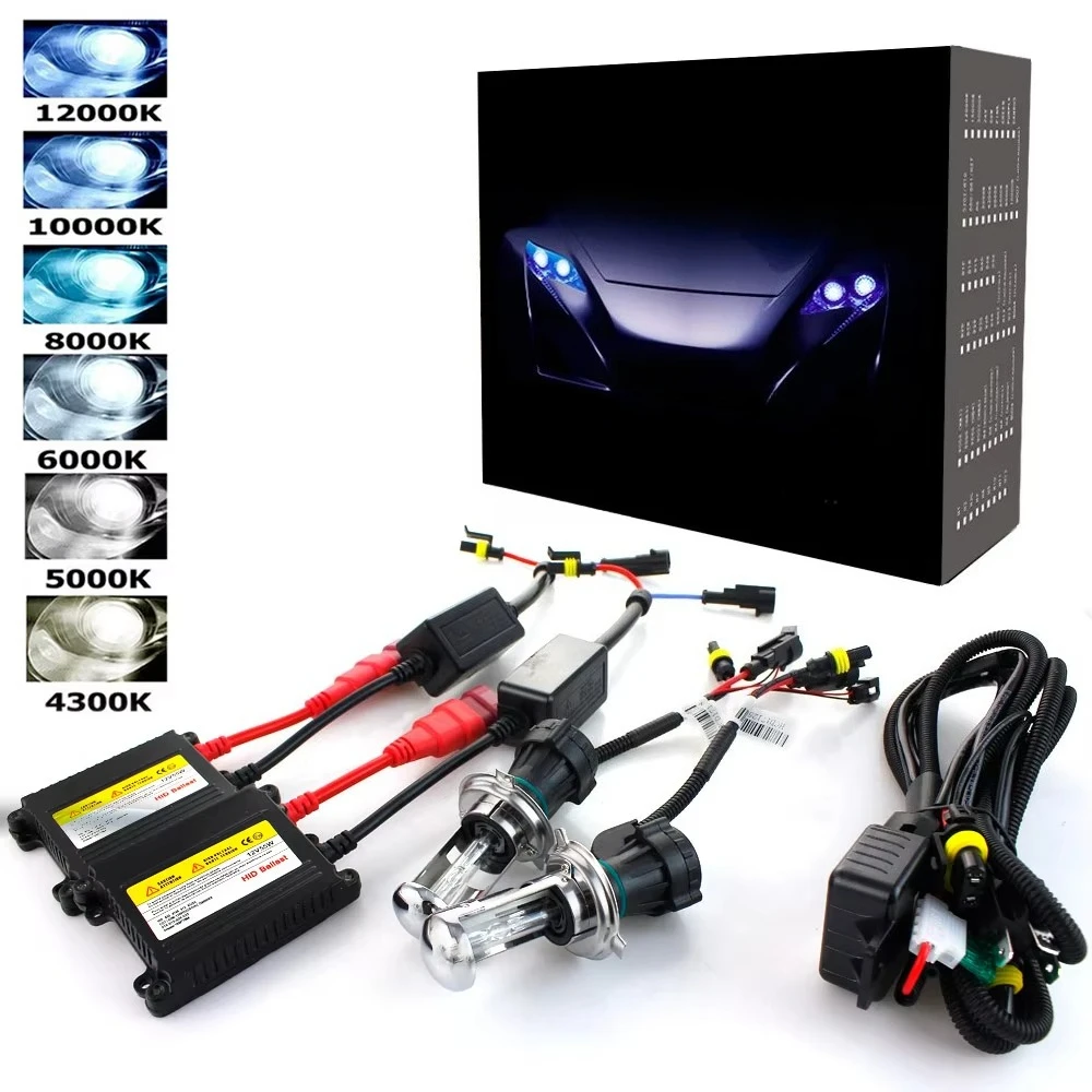 12V 24V 35W 12000K Quick Start Ballast Crystal HID Xenon Kit Hid Light