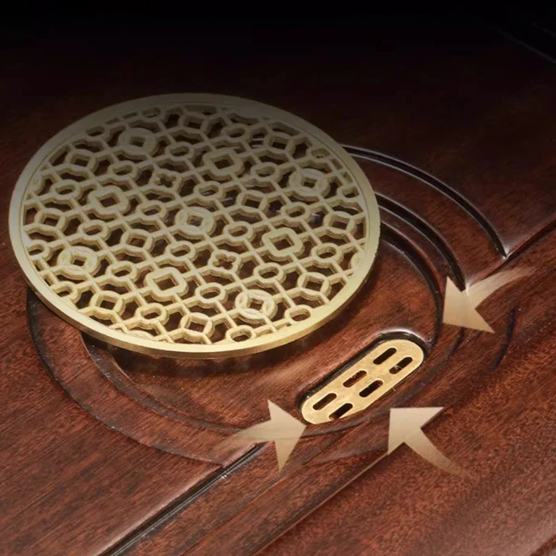 Light Luxury Tea Tray Drainage Chinese Style Modern Simple Decorative Tools Ceremony Tea Tray Living Room Bandejas Furniture