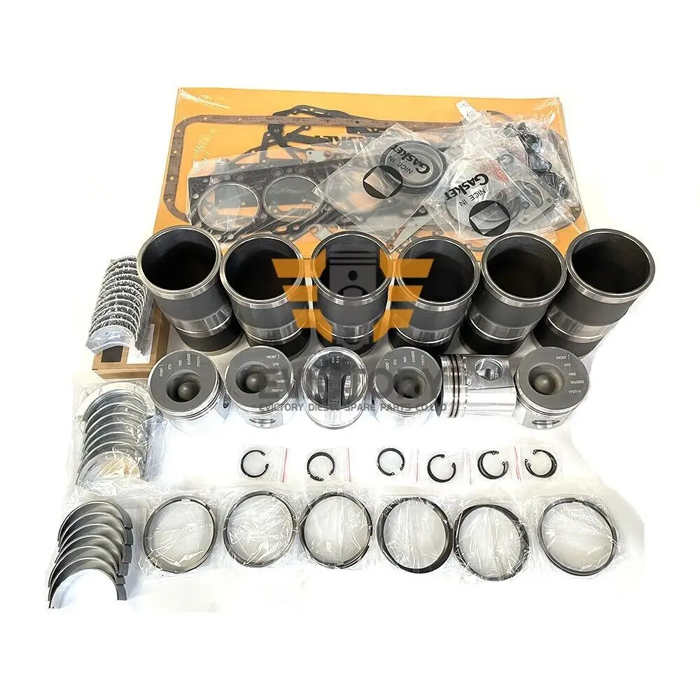 

For CUMMINS 6CT8.3 6CTA8.3 rebuild kit piston ring cylinder liner gasket bearing