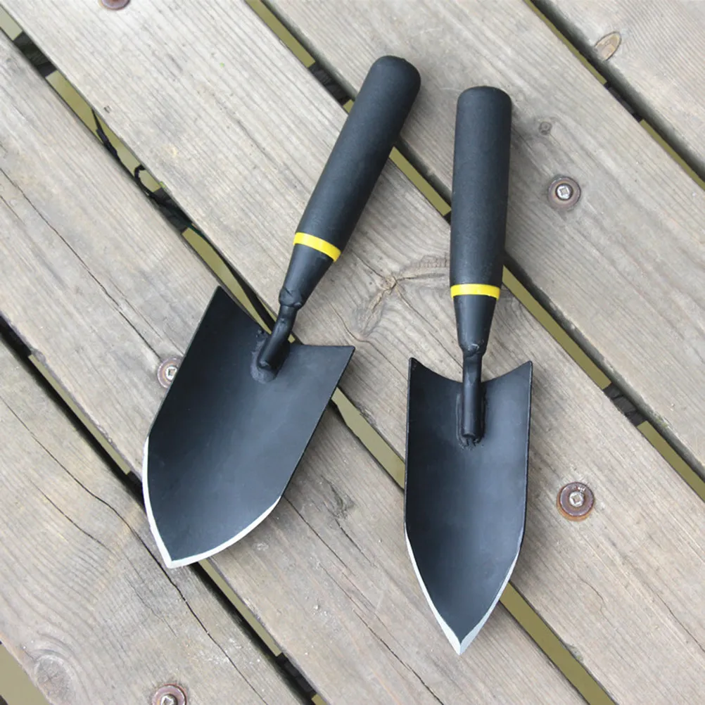 1Pcs Garden Small Shovel Thicken Manganese Steel Portable Rust Resistant Hand Spade Ergonomic Handle Perfect for Bonsai Planting