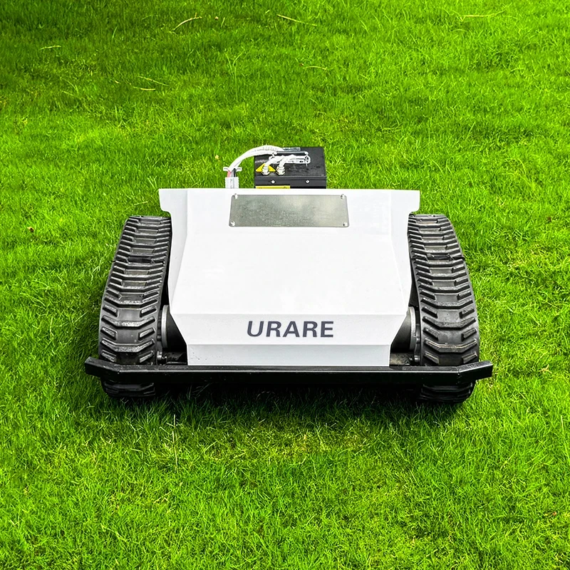

Environmental Lithium Battery Electric Super Powerful Crawler Lawn Mower For Grass Cutting