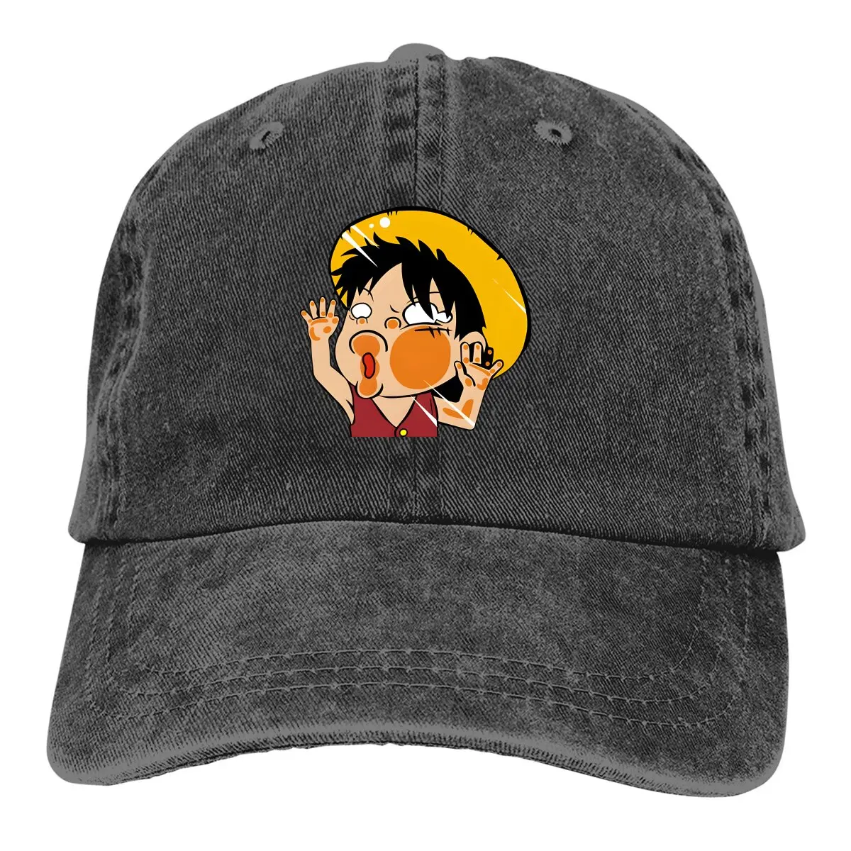 Anime Boy  Peeker Summer Cap Sun Visor Hip Hop Caps One-Pieces Anime Cowboy Hat Peaked Hats