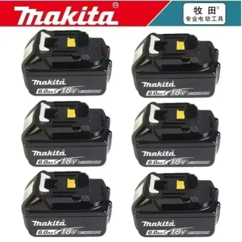 Original Makita 18V Akku 5Ah/6Ah Li-Ion Akku für Makita BL1830 BL1815 BL1860 BL1840 Makita Ersatz-Akku für Elektrowerkzeuge