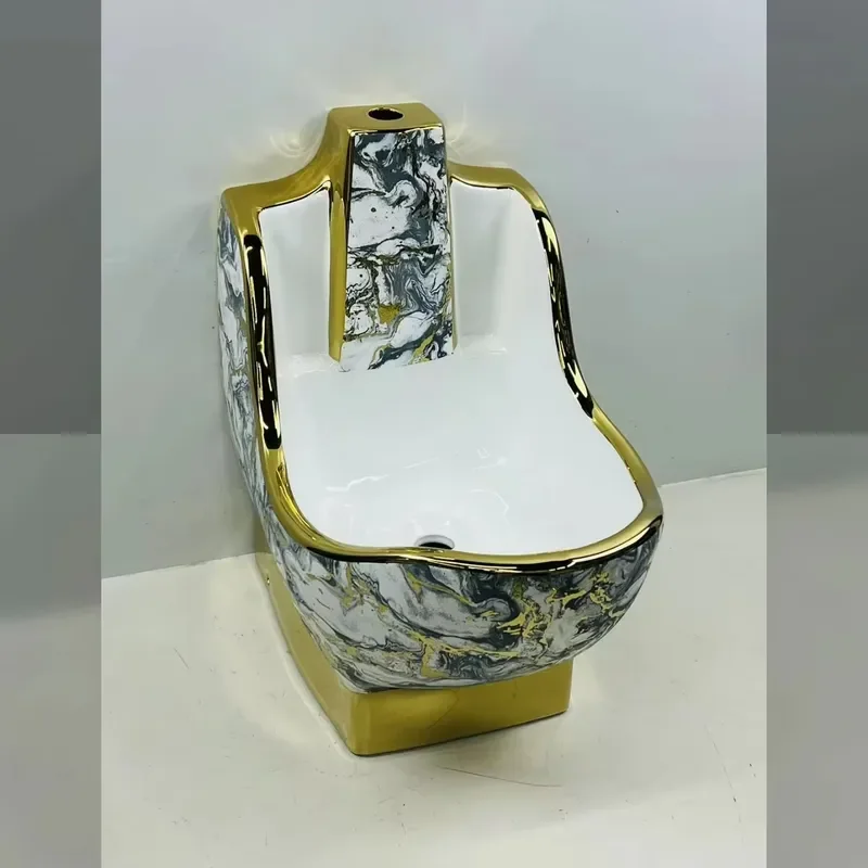 For Muslim Wudu Ceramic Wash Basin Foot Washing Bowl Islamic Ablution Sink Bathroom Home Use Durable Easy Clean Hot Sale