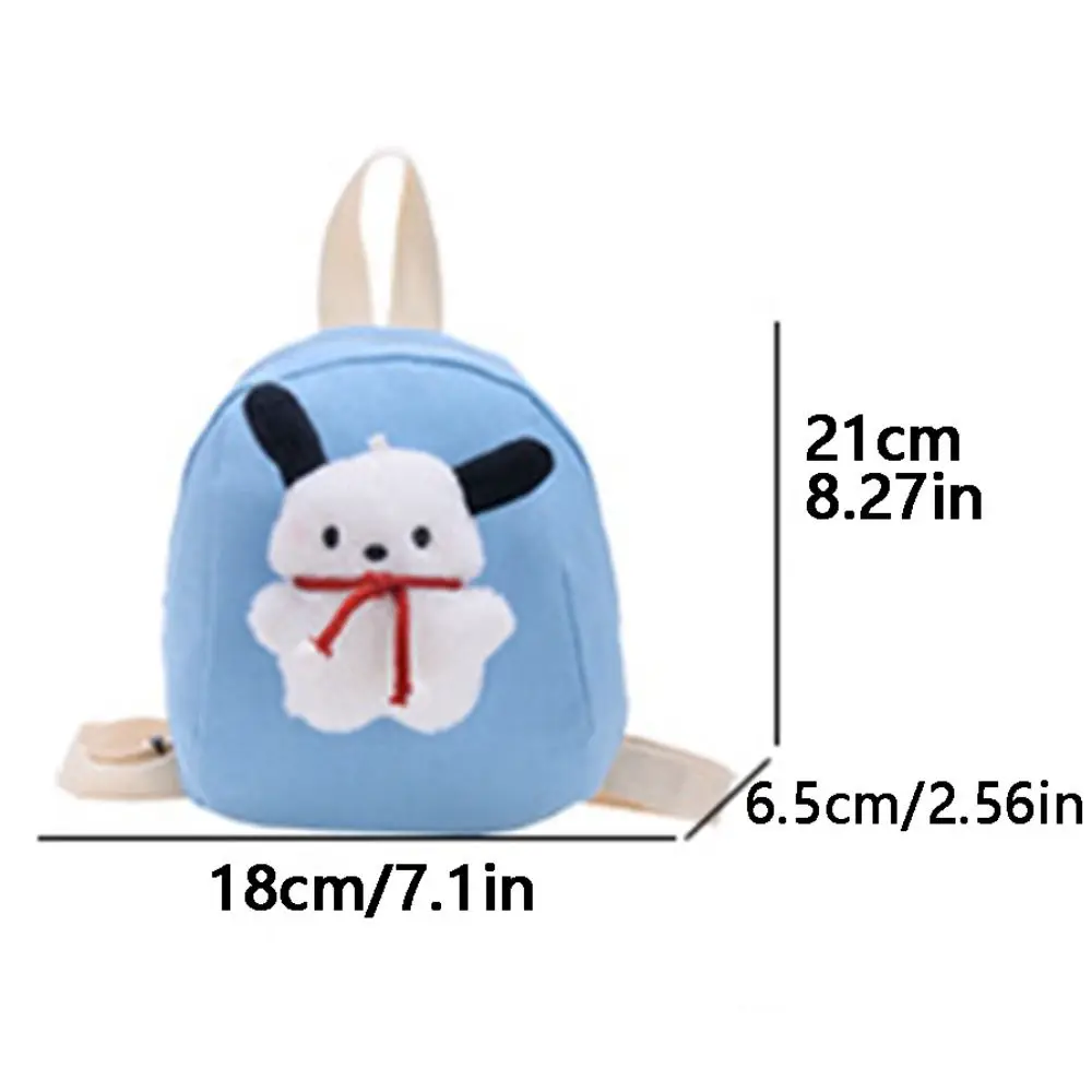 Casual Cute Kids Backpack Large Capacity Toddler Bag Children's Schoolbags Cartoon Pouch Plush Dog Design Baby Bags Girls Boys