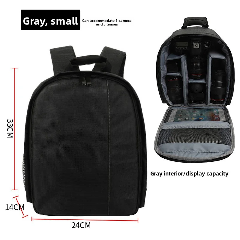 The Camera Bag Is Designed simply and Is lightweight. It Is Suitable for Outdoor Dual-Shoulder Camera Backpacks for Most Cameras