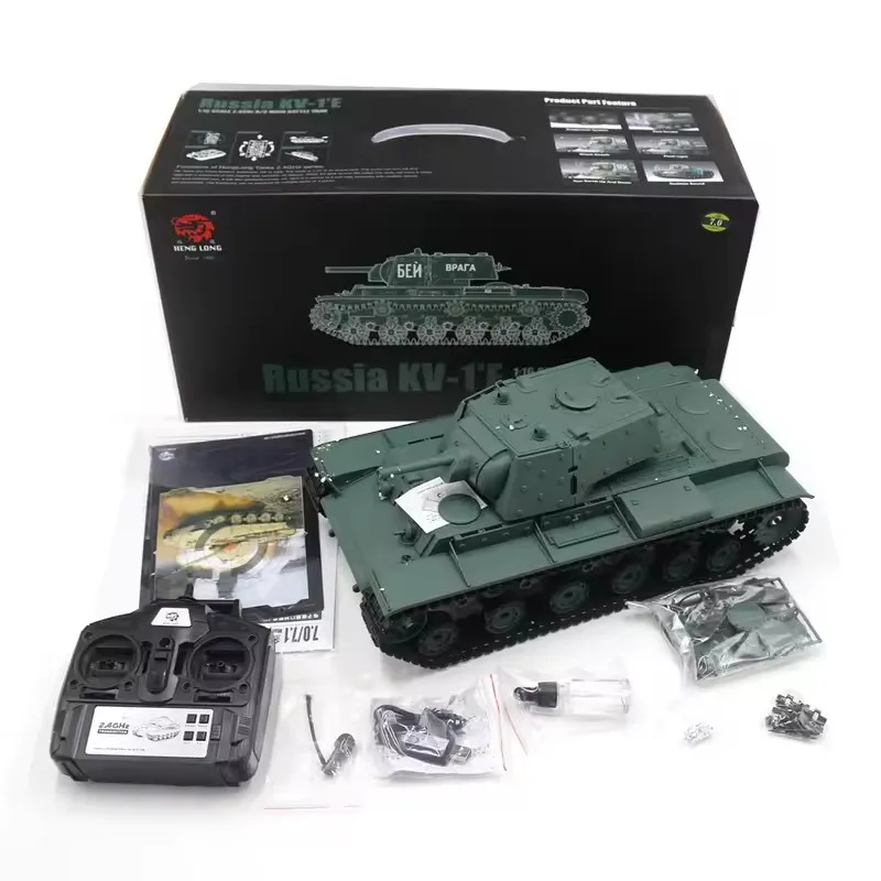 

Heng Long 1/16 Scale RC Tank TK7.0 Plastic Ver Soviet KV-1 3878 RTR 2.4G Remote Control Tanks Model