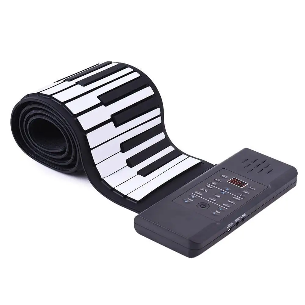 silicon flexible keyboard piano 88 key digital MIDI roll up piano musical instruments