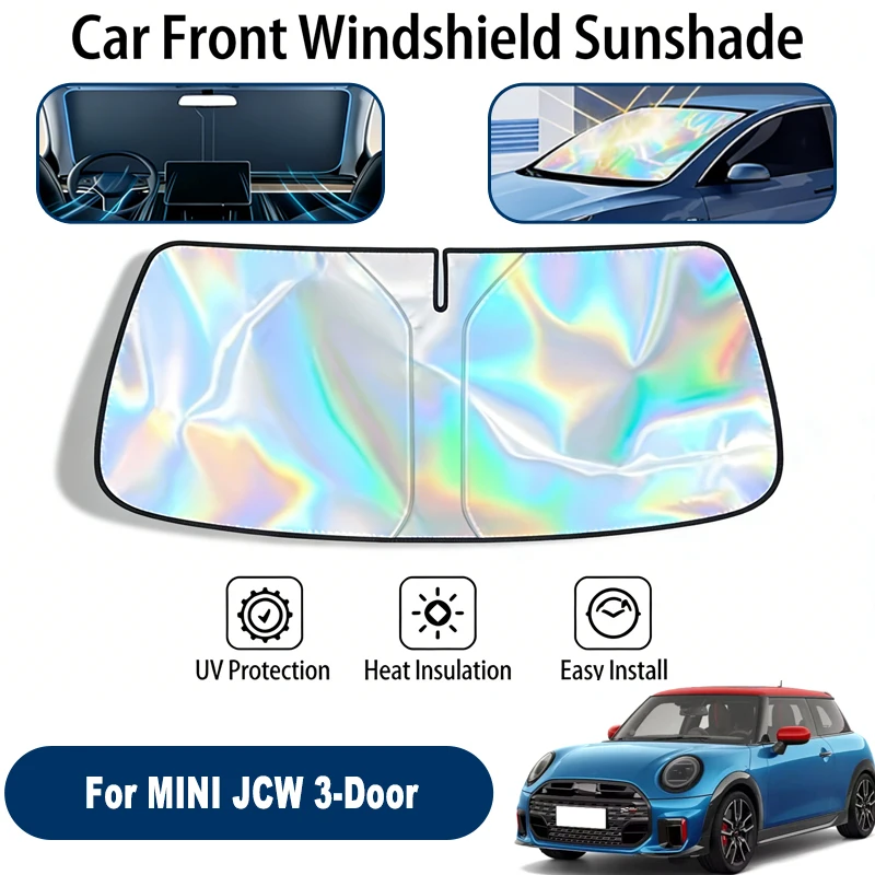 

Солнцезащитный экран для лобового стекла MINI JCW 3-дверный, складной, с УФ-защитой, аксессуар для защиты от солнца на переднем окне