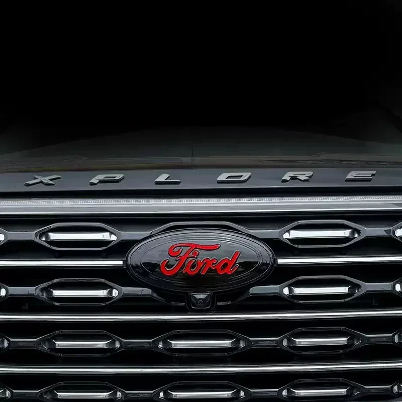 عجلة توجيه سيارة ملصق مائي الجبهة الخلفية شارة محور ملصق لفورد اكسبلورر إسكيب ST كوغا مونديو التركيز حافة الخطى