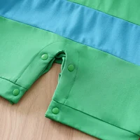 Newborn Baby Clothes Animal green caterpillar Three-Dimensional cosplay costume splicing summer short sleeve baby jumpsuit 6