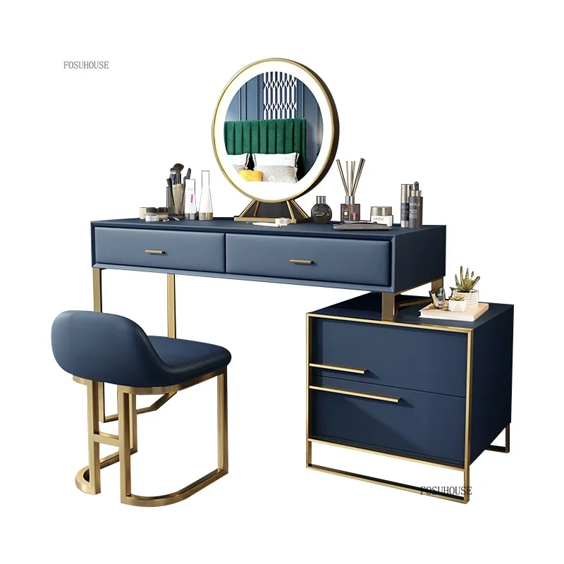 الشمال المنزل تسريحات خزانة المنقولة ماكياج البالونية أثاث غرفة نوم الغرور خلع الملابس الجدول الخشبي خلع الملابس