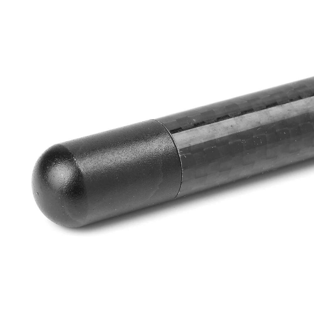 1 Stück schwarze kurze Kohlefaser-Autoantenne Ersatz für Mercedes-Benz Smart Fortwo Universal – Detail 10