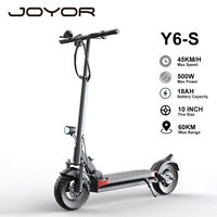 JOYOR Y6-S Foldable Adult Electric Scooter E-Scooter 45 KM/H Electric Kick Scooter 500W Skateboards 48V 18Ah Kickboard 10\