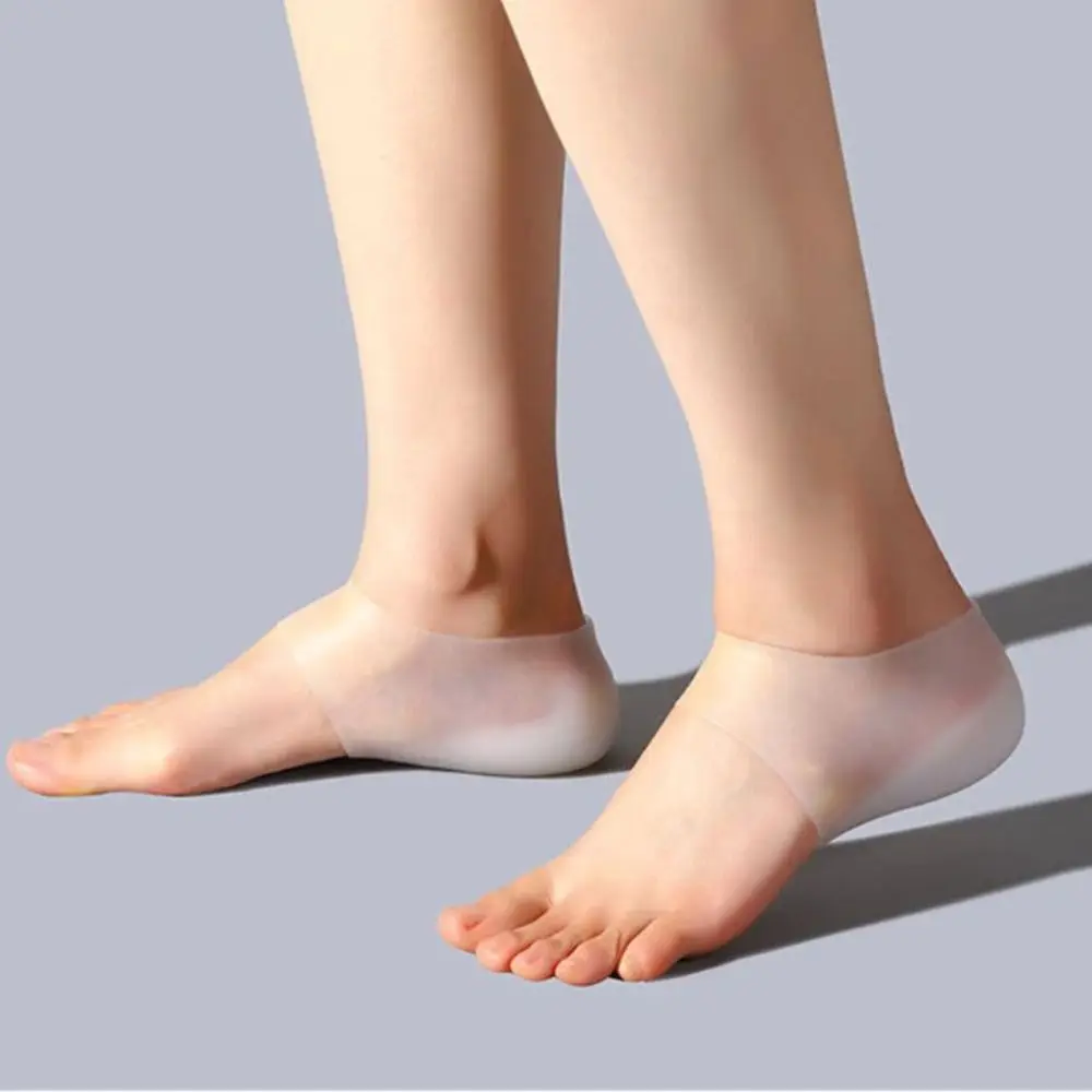 Portable Invisible Height Increased Insole Silicone Elastic Heel Cushion 2-6cm Insoles Unisex Gel Heel Pads image 4