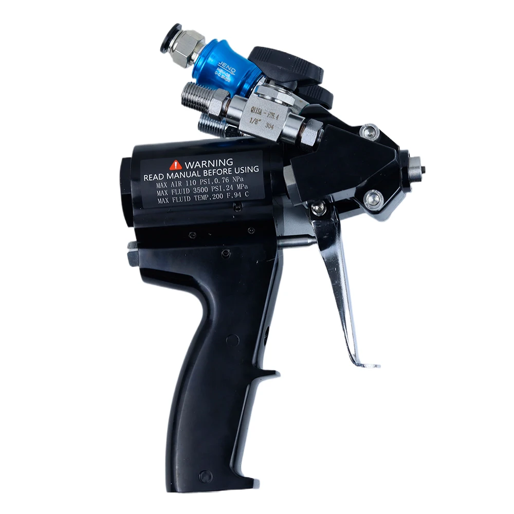 Polyurethane Foam Spray Gun P2 Air Purge PU Foaming Injection AB Two-Component High Pressure Coating Spray Gun