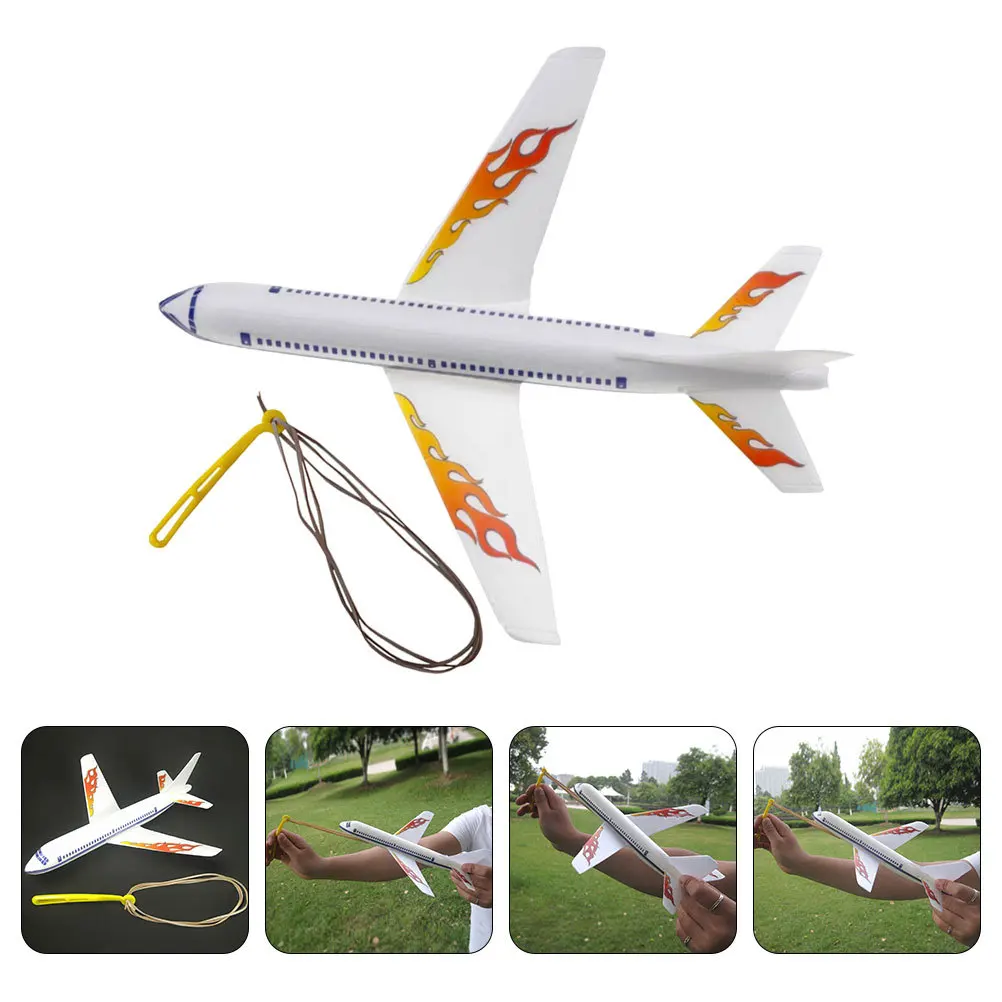 

1 Set Hand-Thrown Airplane Foam Material Outdoor Kids Game Durable Flying Plane For Children Birthday Gift, Simulation Aircraft
