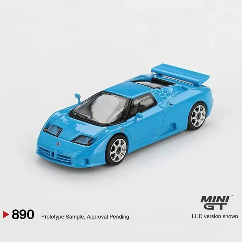 PreSale MINIGT 890 1:64 EB110 Super Sport Blue Diecast Model Collection Toys