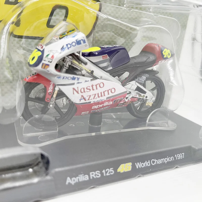 1:18 Diecast Motorcycle Model Toy Aprilia RS 125 World Champion 1997/ Champion 1995 Replica For Collection