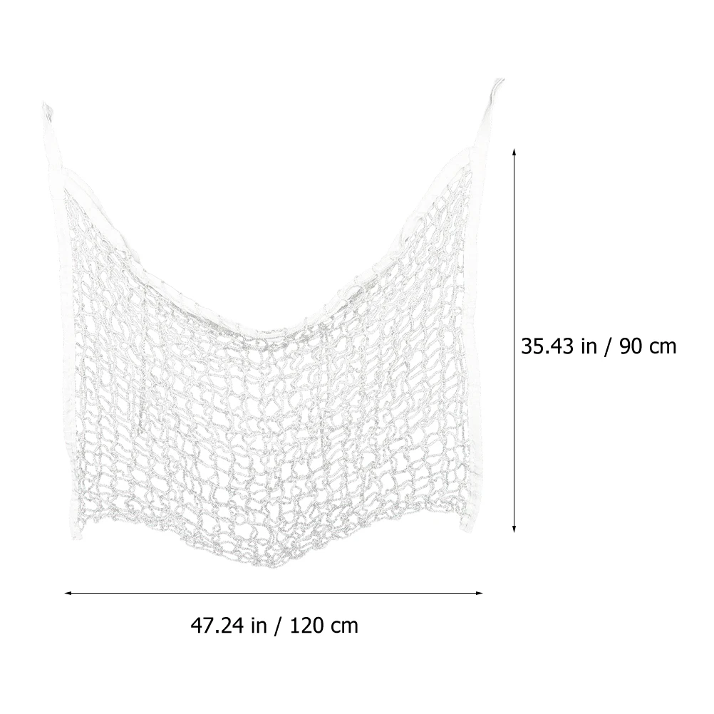 

Feeding Bag Mesh Cloth Long-Term Rupture Resistant Lightweight Portable Stable Farm Supplies Outdoor Dried Grass Pouch Horse