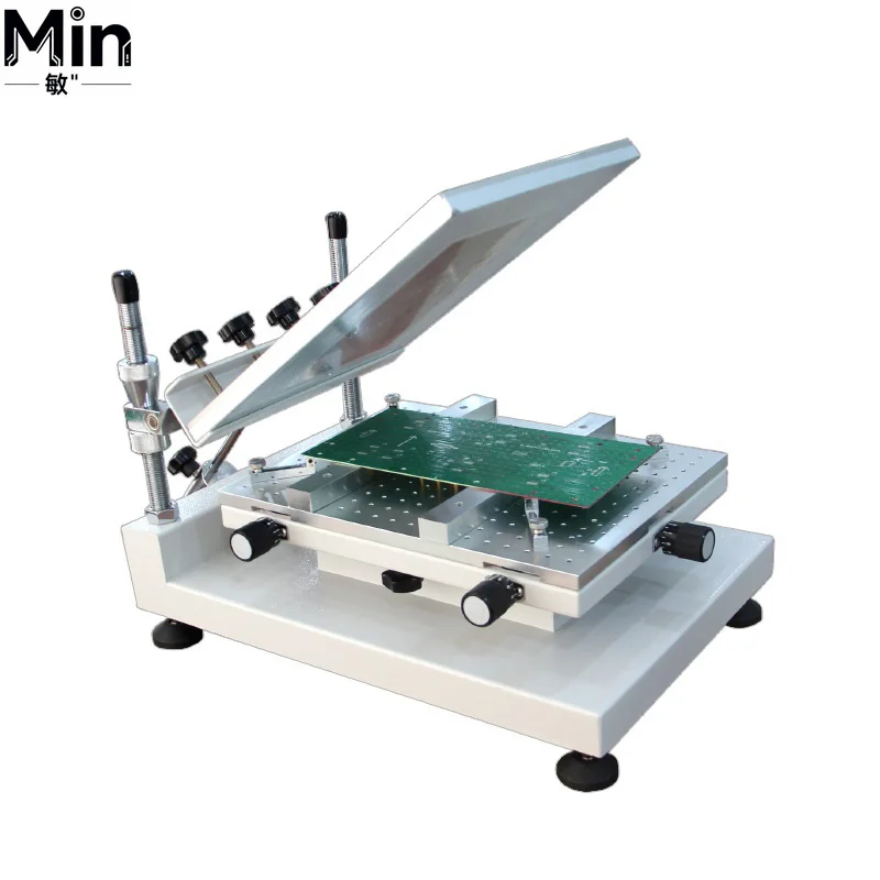 ZB3040H 300x400mm Low Cost High Precision Desktop Manual SMT Solder Paste Stencil Printer for PCB Printing