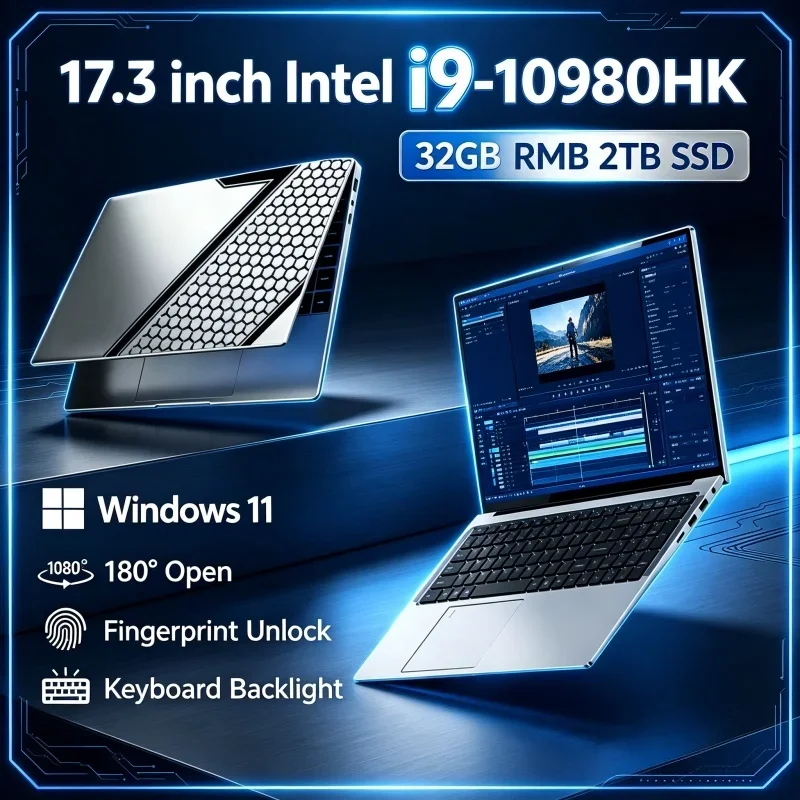High‑Definition Lightweight Portable 17.3