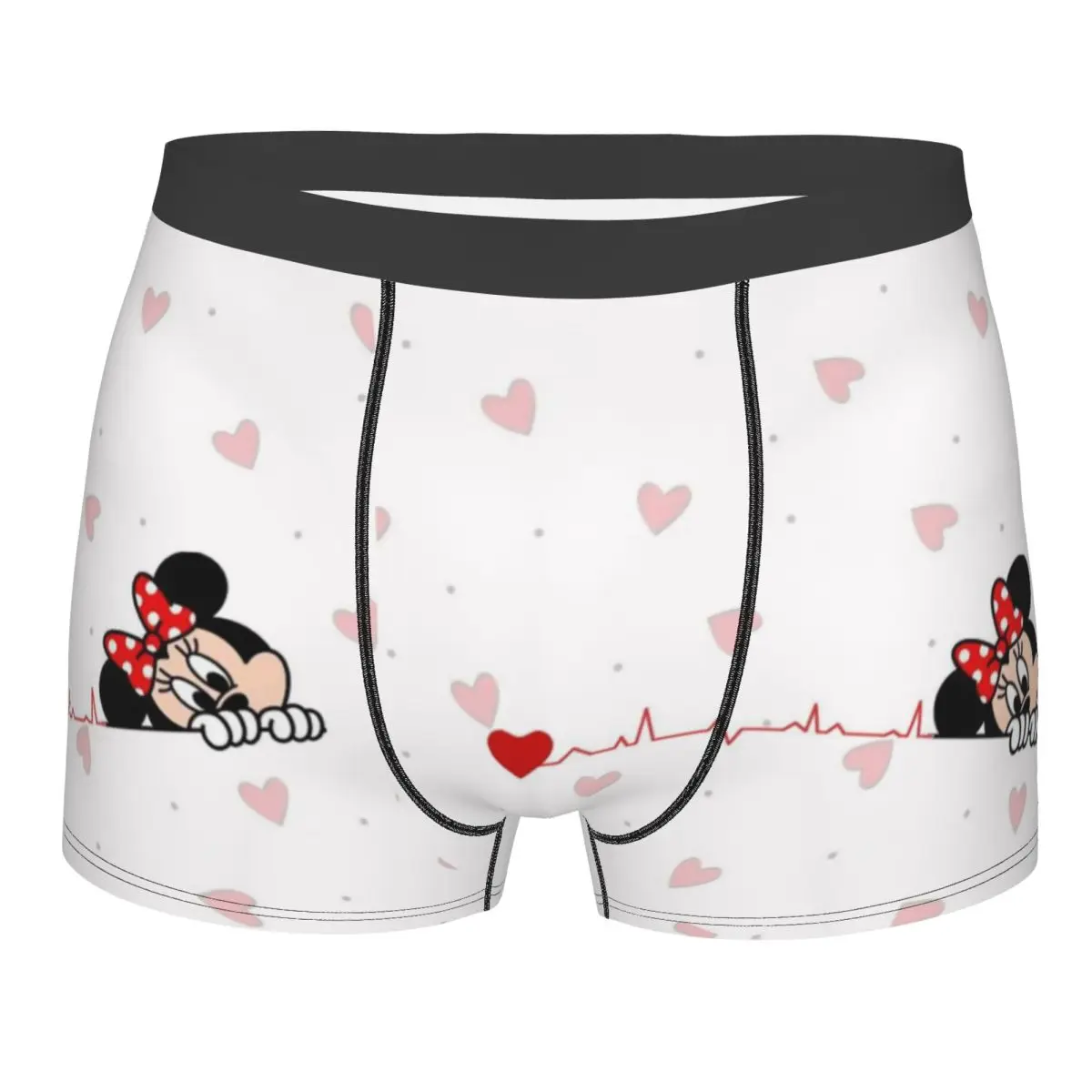 

Custom Cool Funny Minnie Mouse Boxers Shorts Panties Male Underpants Stretch Briefs Underwear