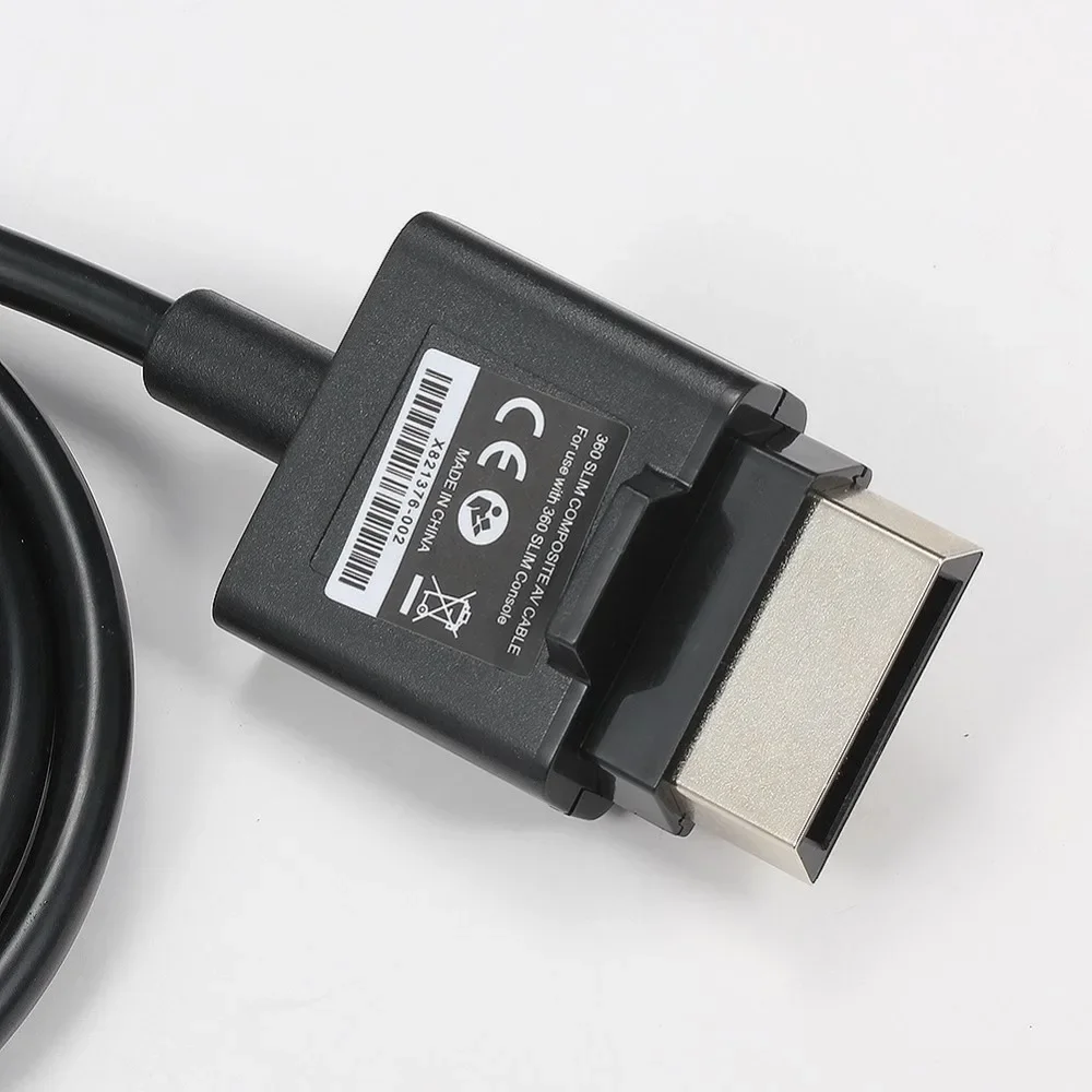 1.8 متر/6FT الصوت والفيديو AV RCA فيديو مركب كابل 3RCA فيديو مركب كابل ل Xbox 360 سليم 1.8 متر مع ثلاثة قابس RCA