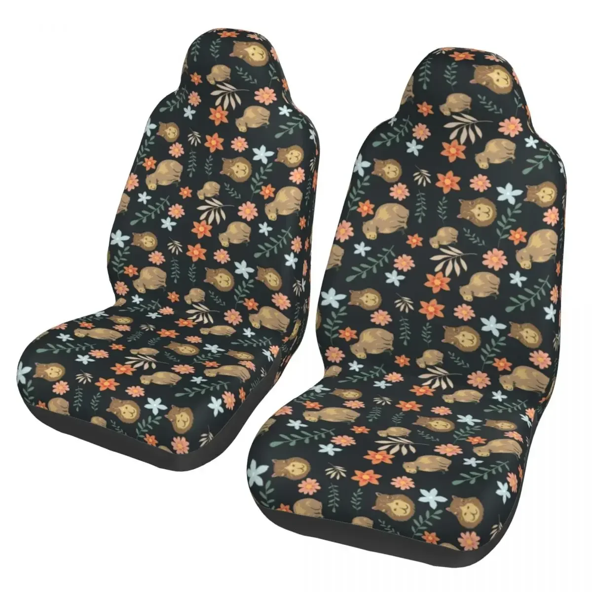 Funda Universal para asiento coche Kawaii Capybara, cojín para asiento coche para amantes los animales AUTOYOUTH, Protector