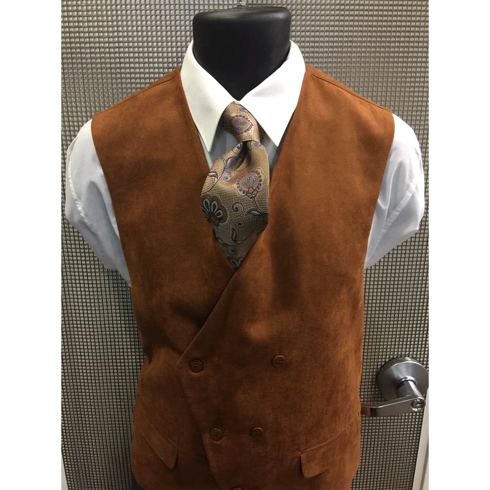 Coletes de couro masculino, Colete formal de negócios, terno de casamento, roupas de cavalheiro, botão de design especial