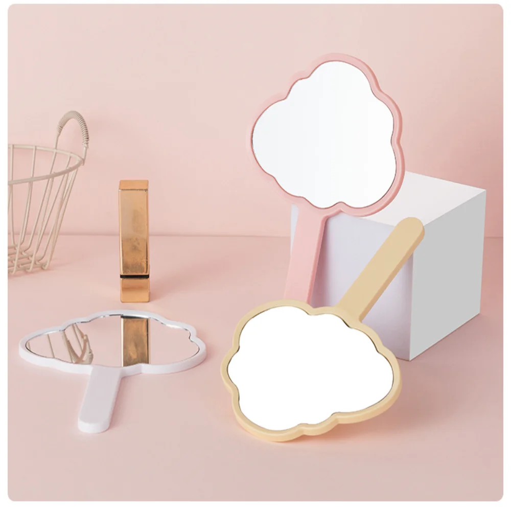 Mirror Portable Handheld Mirror Portable Makeup Mirror Chip Resistant For Girls Makeup Princess Parties