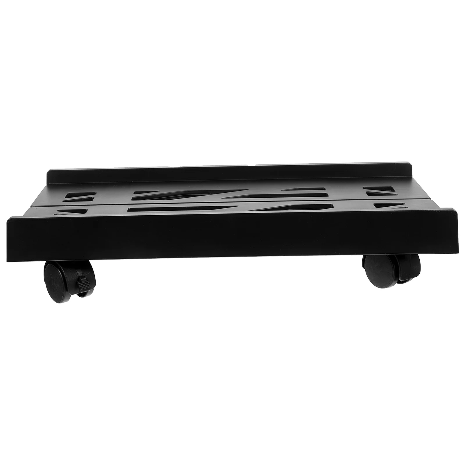 

Plastic Chassis Bracket Expansion 30kg Load Office Home Computer Tower Stand Desktop Cart Wheels Holder