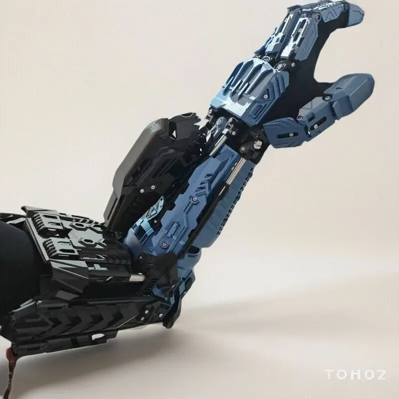 Wearable mecha arm cyberpunk tactical gloves cool cos props function wind