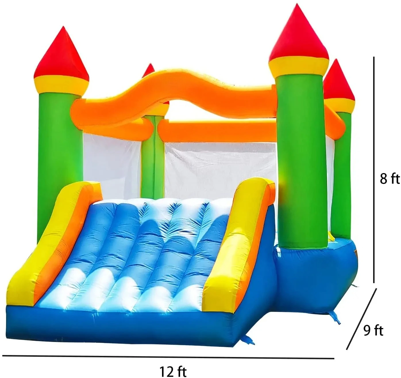 KF Inflatable Bounce House with Slide Oxford Bouncy Castle Jump House for Adult Toddlers Party Wedding Toys view 5