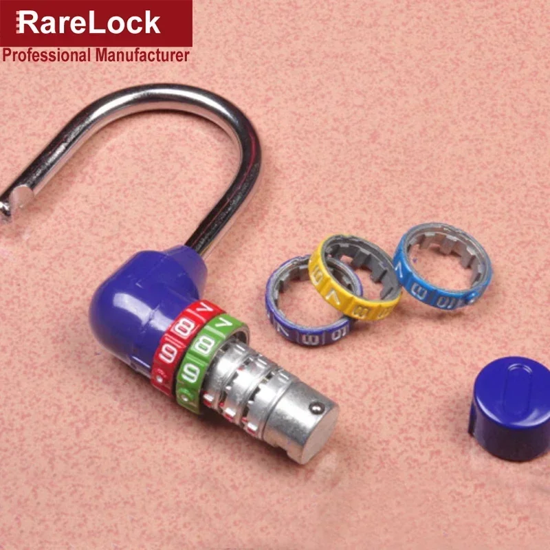 Red Combination Padlock 5 Letters Code Lock for Cabinet Suitcase Luggage Bicycle GYM Locker Rarelock ZS53 G