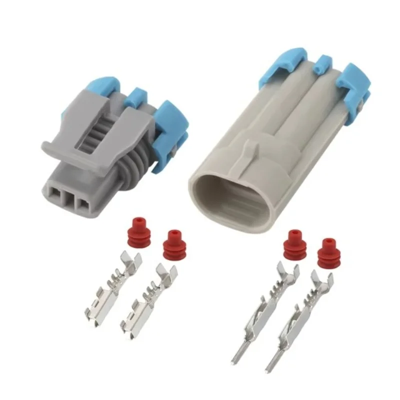 

2 Pin Way Delphi Waterproof Electric Jet Valve Plug Automative Male Female Connector 12162343 12052644 DJ7024B-1.5-21/11