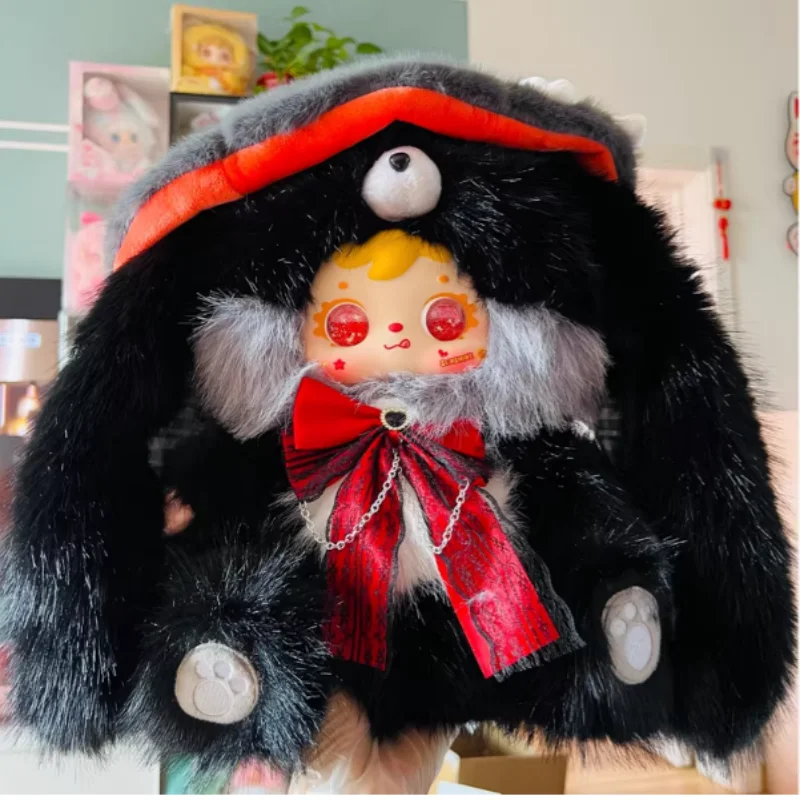 

New Genuine Xingbang Yuan Three Little Fluffy Ear Fairy Tale 800% Body New High-Cuteness Trendy Fluffy Blind Box Decoration