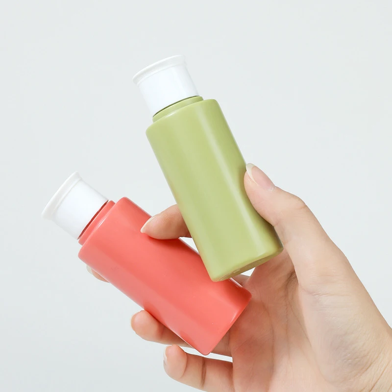 4Pcs/Set Refillable Bottle 60ml Soft Silicone Lotion Container Squeeze Tube Empty Bottle Portable Travel Shampoo Bottle