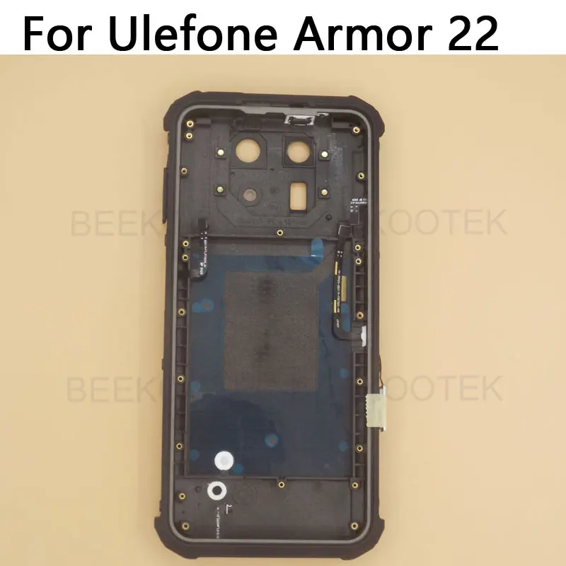 New Original Ulefone Armor 22 Battery Cover Cell Phone Back Cover Fingerprint Receiver Mic Camera Lens NFC For Ulefone Armor 22