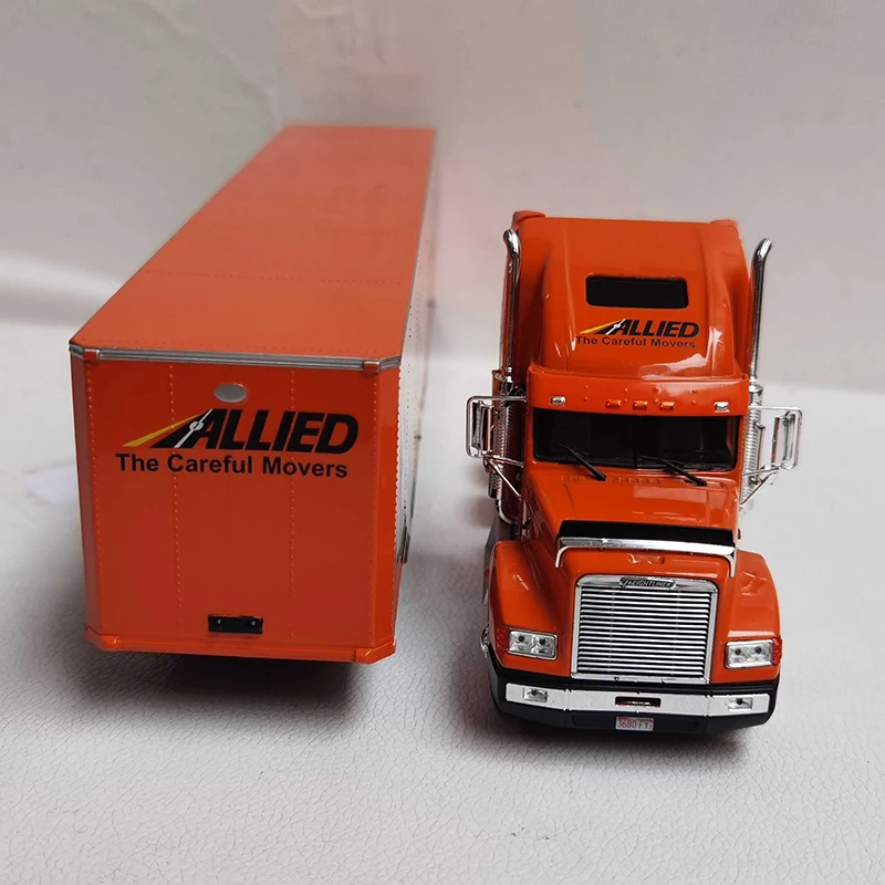 IXO 1:43 Freightliner FLD Container Truck Trailer Head Transport Vehicle Simulation Alloy Car Model Diecast Toys Collectible